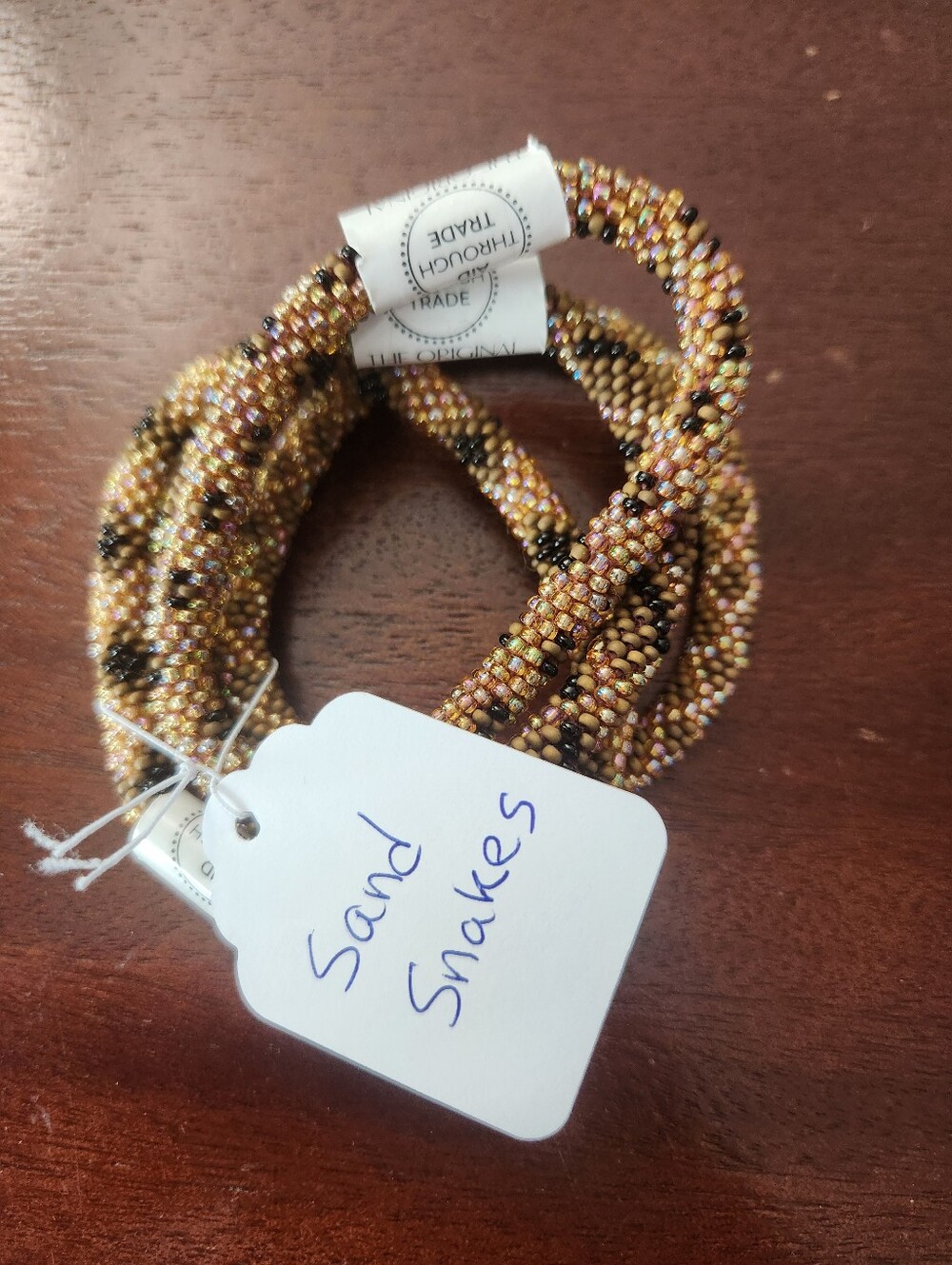 The Original Roll-On Bracelet Bundle Of Four - Sand Snakes